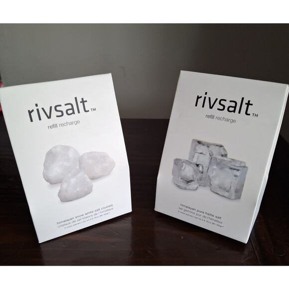 Rivsalt™ 100% 4 Pure Himalayan halite & Sea Salt REFILL Set 3 Rock RS06/RS04 - Picture 2 of 3